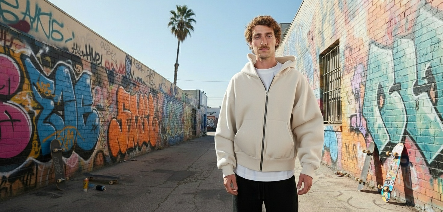 Oversized Zip Hoodie — SOA Edition