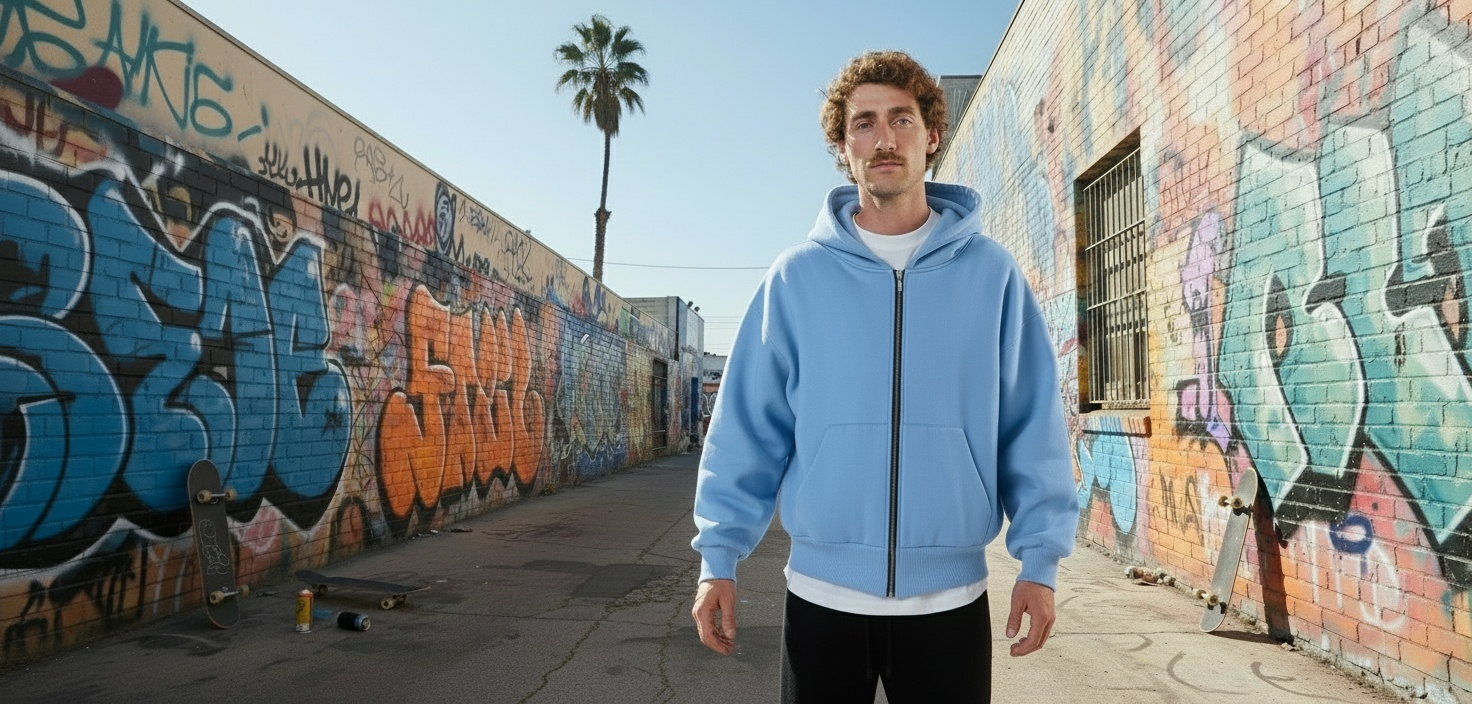 Oversized Zip Hoodie — SOA Edition